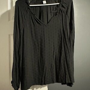 Old Navy Black Blouse Top